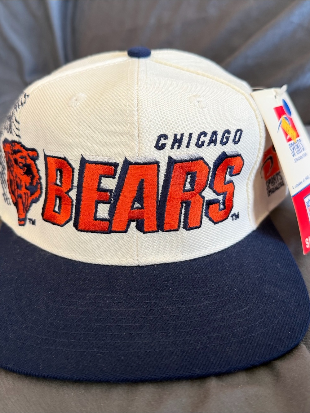 NEW Chicago Bears 90s Sports Specialties SHADOW snapback hat NFL Pro vtg NWT